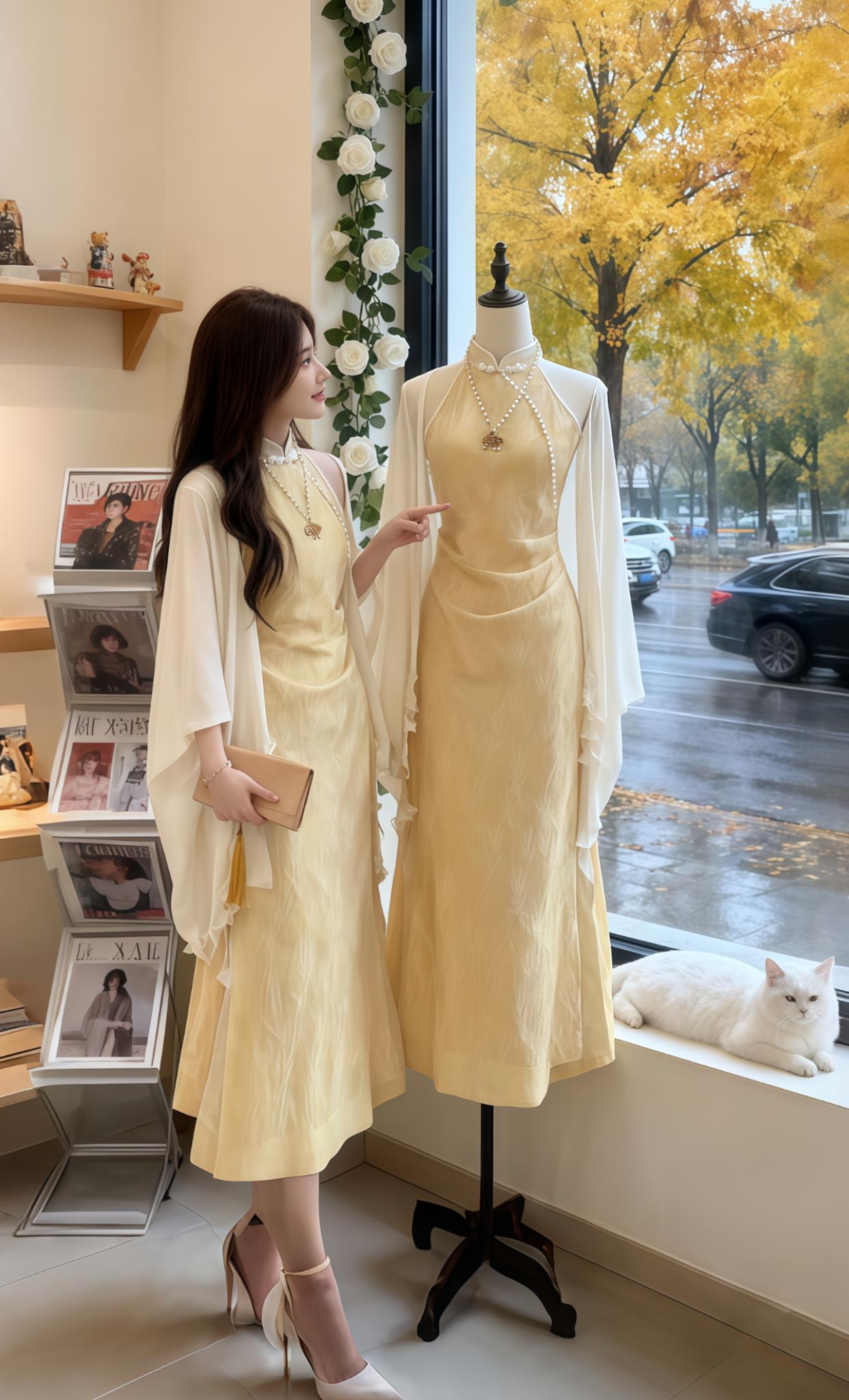 哇塞!2025这款少女改良旗袍美翻啦!初看这2025年新款改良旗袍,以为不过是徒有新中式噱头。挂脖无袖的设计,能打造出啥惊艳效果? 然而上身那一刻,彻底被折服!原本预想可能会土里土气,或者缺乏质感。实际上却是高级气质满溢,将少女的灵动与新中式的韵味完美融合。瞬间从平凡变为瞩目焦点,这意料之外的时尚感,简直绝绝子!#气质仙女裙穿搭 #早秋穿搭三分钟出门不是梦 #早秋贵气感穿搭 #早秋冷冽又随性的气质穿搭 #旗袍秀一秀女子好温柔 @抖加🔥上热门🔥dou+🔥热点宝 @DOU+上热门