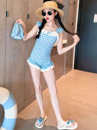#女童泳衣 #女童泳装#女童速干泳衣 #女童连体泳衣