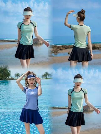 #度假穿搭 #夏季新品 #清爽一夏 #温泉泳衣 #出游穿搭