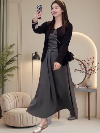#秋季微胖穿搭测评 #时尚休闲穿搭 #简约休闲风 #优雅气质 #通勤搭配
