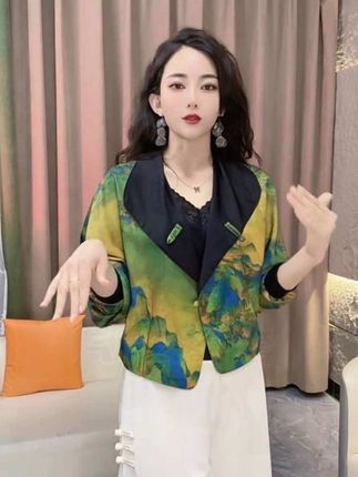 #百搭上衣 #国风服饰 #国风古韵 #开衫外套 @抖音小助手