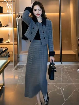 #时尚气质穿搭 #优雅气质 #高端大气 #品质女装 #时尚套装
