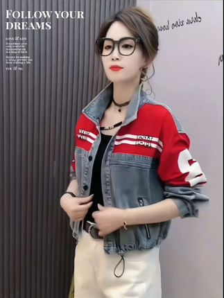 #早秋穿搭三分钟出门不是梦#夹克上衣#短外套