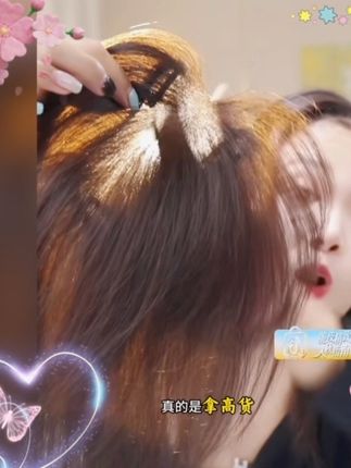 佳丽仟丝升级影视级手织隐形无痕假发片胎毛刘海全真发超薄前额#被惊艳到了 #我的发型我做主 #假发片 #补发假发