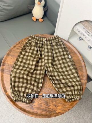 超级洋气又百搭的美拉德色系格子裤,追求高品质的妈妈千万别错过#高品质童装 #萌娃穿搭 #穿搭 #百搭裤子 #强烈推荐