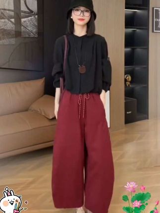 #休闲显瘦#休闲长裤#时尚百搭#谁穿谁好看
