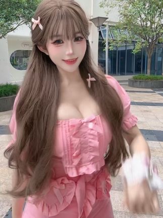 作为御姐,装可爱好难 #甜妹风