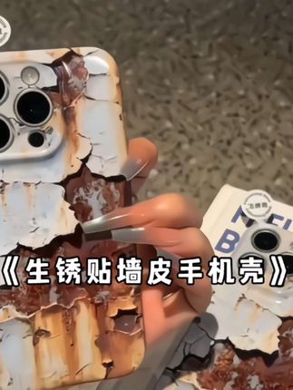生锈贴墙皮#手机壳