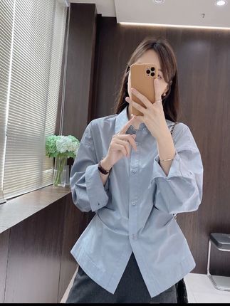 IMFLY金小金自制女装 莱赛尔衬衫DYW9713法式收腰洋气显瘦衬衫#今日穿搭 #今日分享 #时尚穿搭 #新品穿搭 #百搭上衣