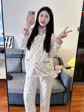 秋冬孕期月子服分享,孕期产后都可以穿的哺乳睡衣 #孕妈哺乳月子服 #月子服 #秋冬月子服 #秋冬月子服推荐 #秋冬月子服睡衣