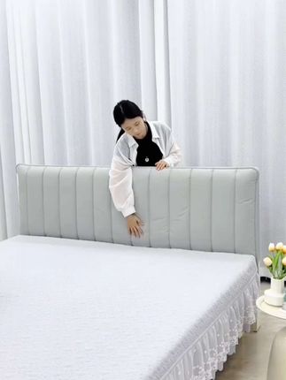 轻奢【科技布】全包套罩套夹棉加厚床头罩#床头罩 #防水防污 #居家好物