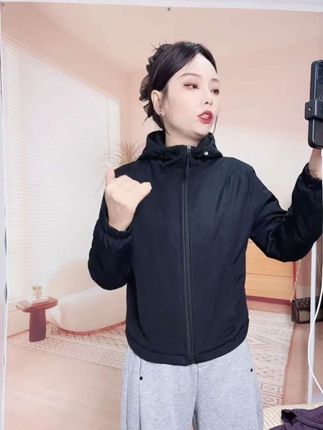 加棉加厚冲锋衣外套女2025秋冬季新款连帽短外套韩版运动夹克上衣#秋季新款#冬季新款 #谁穿谁好看不分年龄段 #上衣女