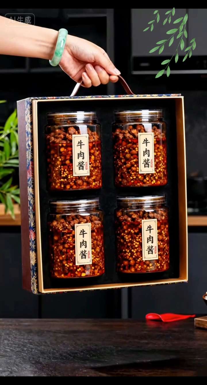 香辣牛肉酱。红油裹着颗颗分明的牛肉碎,开盖便能闻到三分香气!辣得够味却不刺激肠胃,咸香中还透着豆瓣的浓郁,拌米饭、抹馒头、拌面条都堪称绝配。舀上一勺,香味十足,姐妹们快入手!#香辣牛肉酱 #下饭菜 #牛肉酱 #妈呀太香了 #好吃到停不下来