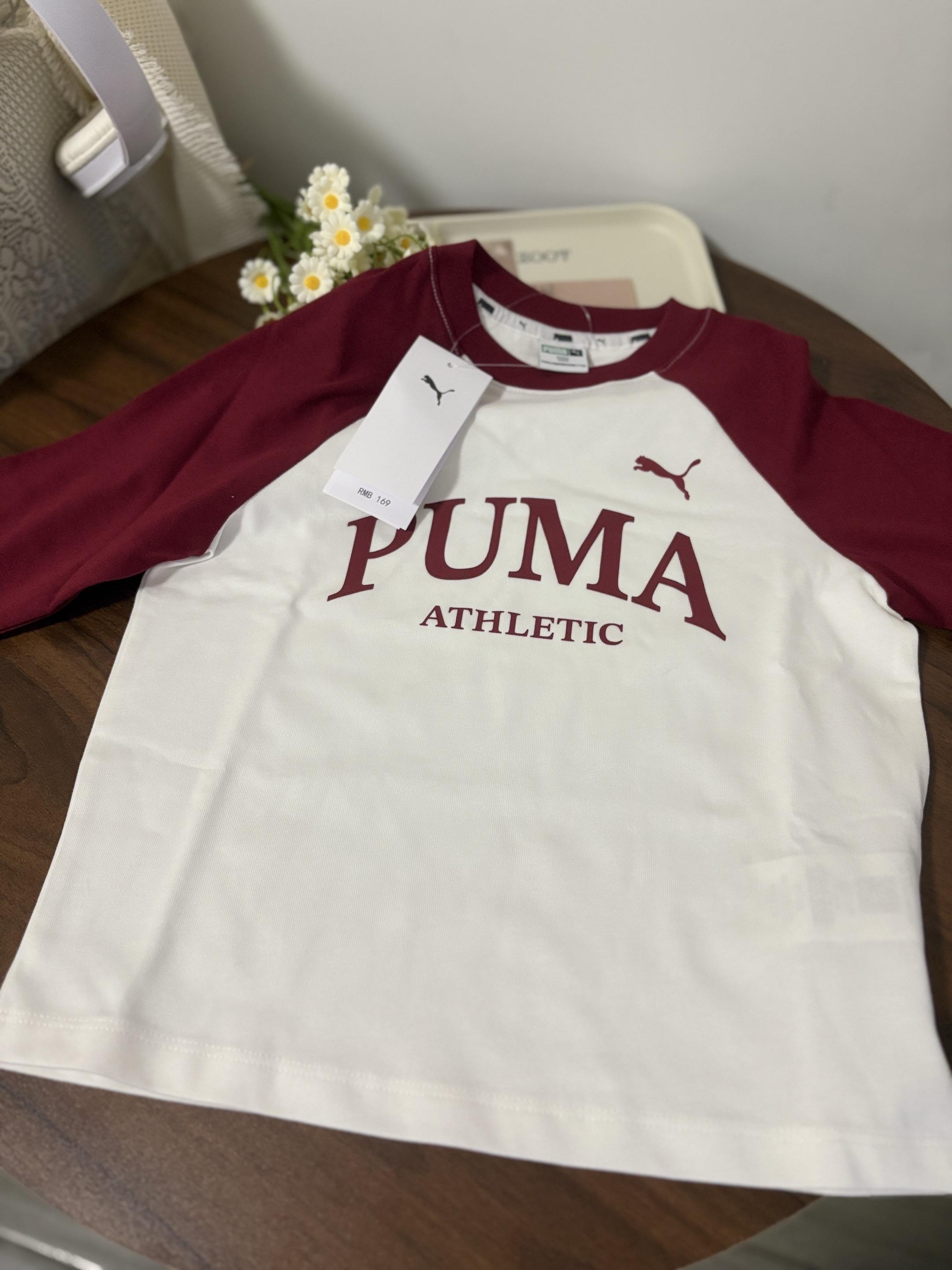 #彪马 #彪马puma 撞色长袖学院风 T