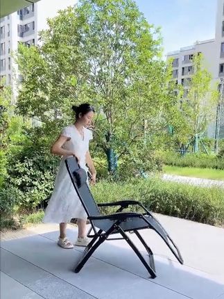 办公室午休折叠躺椅#休闲椅 #藤椅 #折叠椅 #午休椅 #躺椅