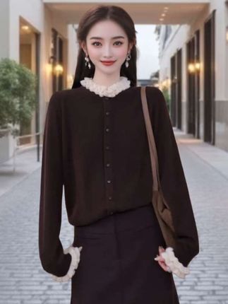 #洋气小衫 #针织衫 #针织开衫 #洋气减龄 #百搭上衣
