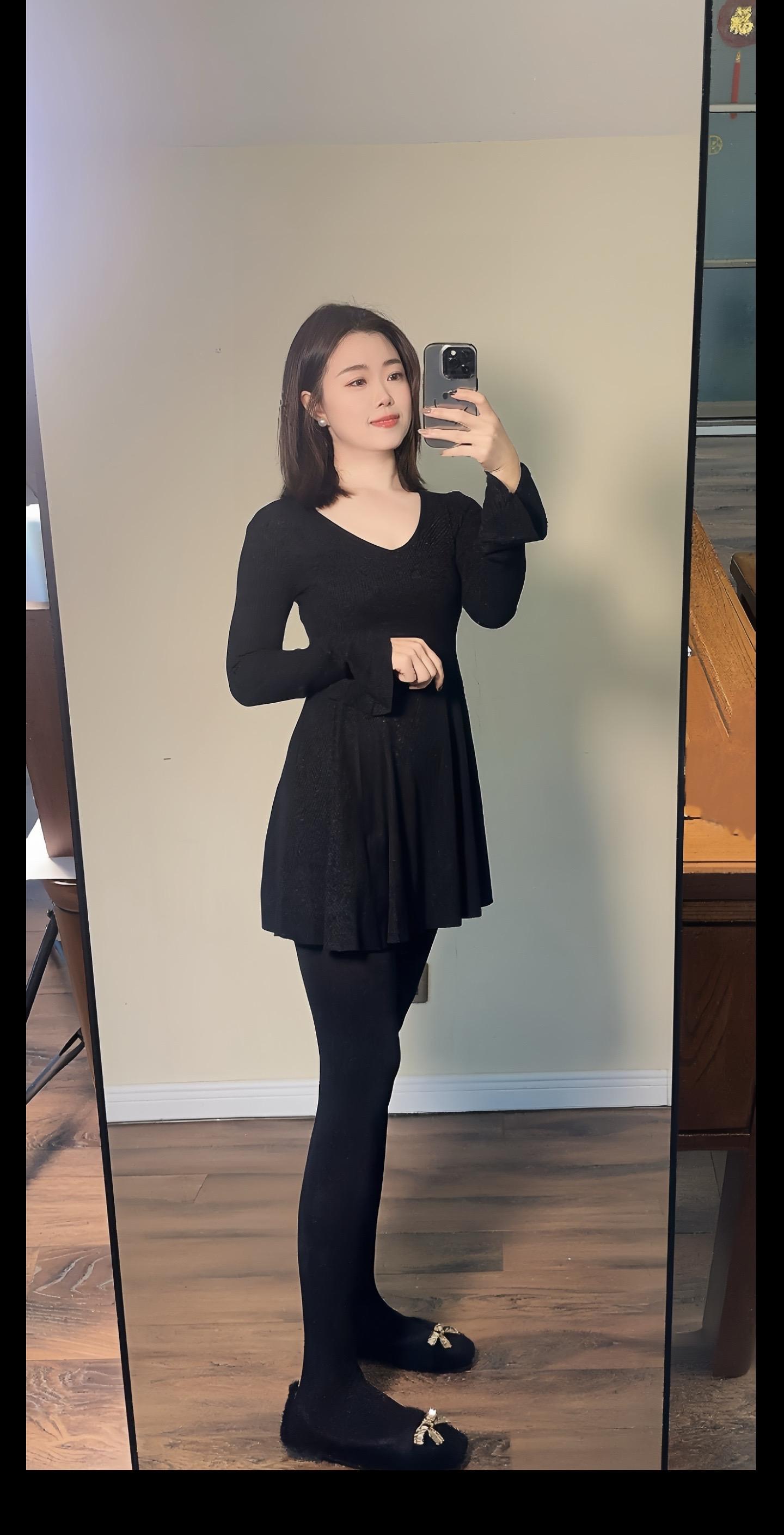 我看看厚黑的风吹到哪里了#今日穿搭 #厚黑 #女人三十