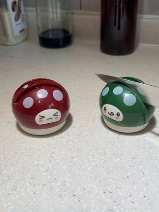 那么可爱的小蘑菇竟然是一个磨刀器#提升幸福感好物 真的太好用好看了#幸福感up的家居神器 #打开暑假的100种方式 #磨刀 #厨房好物
