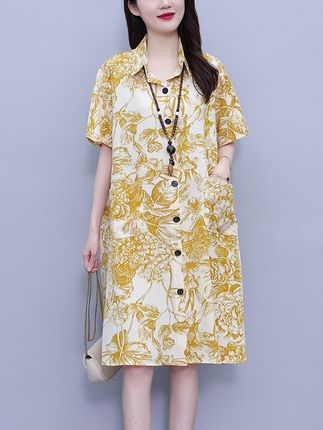 #夏季穿搭 #气质连衣裙 #大码女装 #洋气减龄