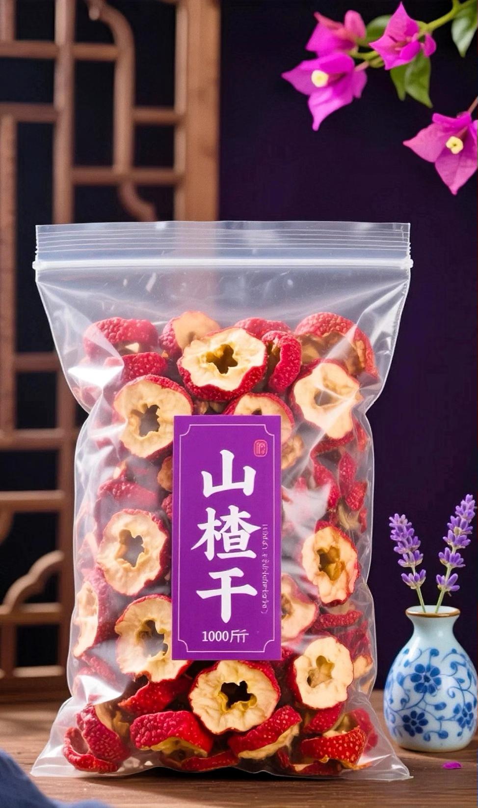 【精选鲜红山楂干|山野风味十足】 精选鲜红山楂晾晒而成,圆润切片纹理清晰可见,色泽明艳诱人,干燥紧实的颗颗果干堆叠如小山,满满都是自然质朴的山野风味,泡饮、烹饪都绝绝子~#山楂树之恋 #山楂干 #山楂树 #山楂煮鸡蛋#山楂