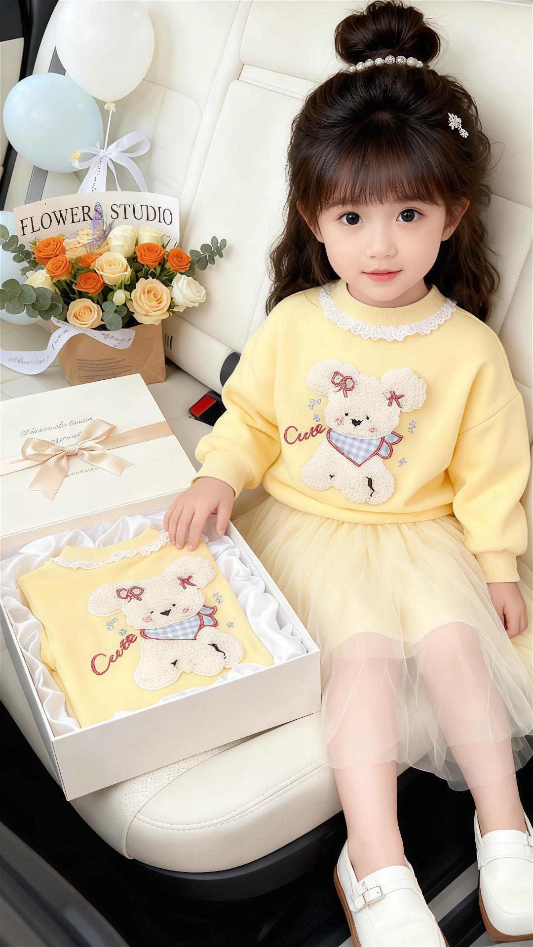 #生女儿就要这样穿 #࿆࿆古࿆灵࿆精怪࿆小࿆可爱 #甜美穿搭 #我的小公主 #打底衣