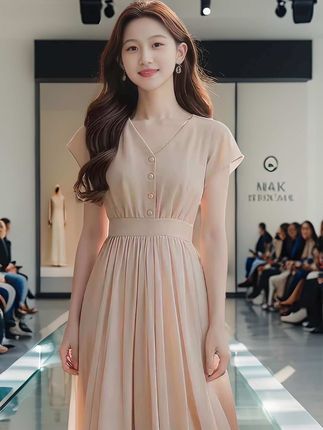 #显瘦连衣裙 #高级感穿搭 #连衣裙 #气质女神穿搭 #轻奢女装