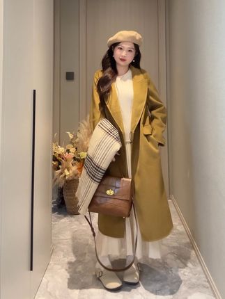 衣服反季买真香! #微胖穿搭 #呢子外套 #秋冬穿搭 #大衣