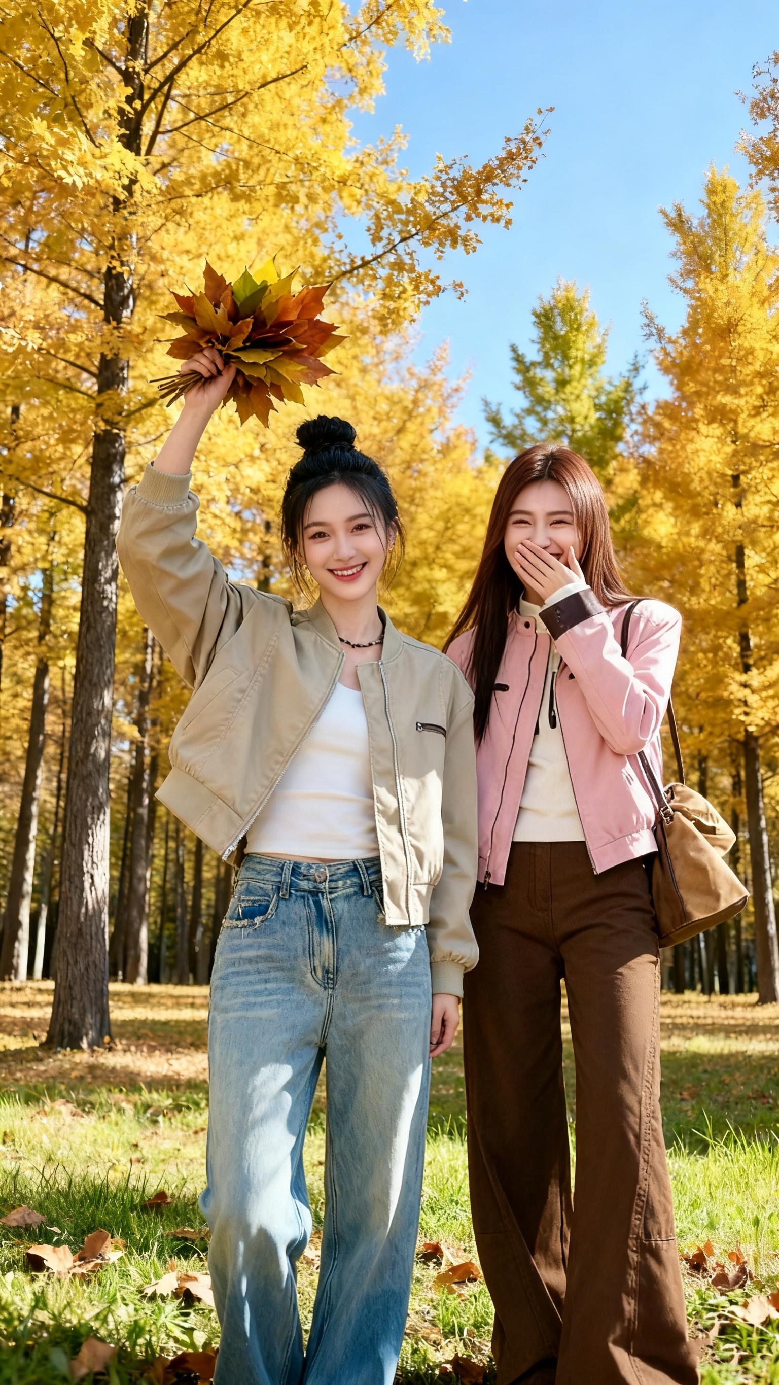 金黄银杏里的时光,把秋天的温柔穿在身上。#银杏叶秒变蝴蝶 #闺蜜拍照姿势 #银杏叶拍照氛围感 #秋季穿搭 #秋季外套穿搭 @抖加🔥上热门🔥dou+🔥热点宝 @抖音创作小助手 @抖音小助手