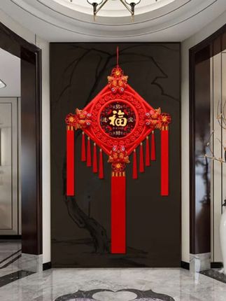 #中国结#福字挂件 #居家装饰摆件