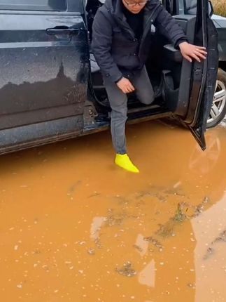 防水乳胶鞋套外穿雨鞋套加厚防滑耐磨男女成人户外雨靴#雨鞋套 #防滑耐磨 #防水鞋套
