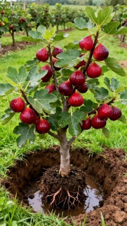 无花果树苗。#强烈推荐 #果树苗 #上热搜 #抖音新农人 #果树苗基地