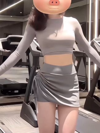 防走光健身短裙#性感辣妹 #运动 #穿搭技巧 #夏季清凉穿搭