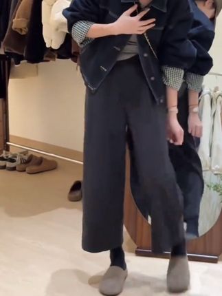#阔腿裤 #谁穿谁好看不分年龄段 #慵懒风穿搭