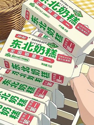 康怡东北奶糕草原牛乳口味 醇厚奶味清甜营养棒冰淇淋#冰激凌#冰淇淋