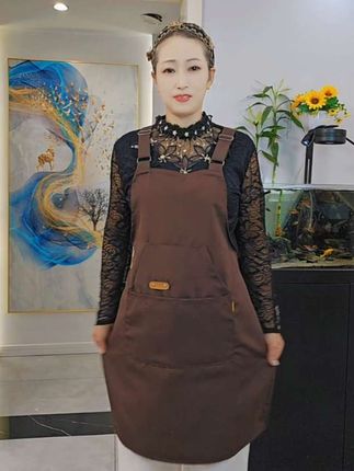 【新款多口袋围裙适合年轻人上班穿的工作服可定制logo印字防污透气】#新款多口袋围裙#耐脏耐磨#质量杠杠的#爆款热卖中