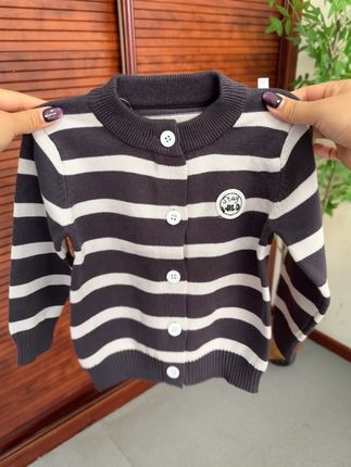 条纹元素永不过时 谁穿谁好看#爆款热卖中 #条纹开衫 #针织开衫 #开衫外套 #无限回购的宝藏单品