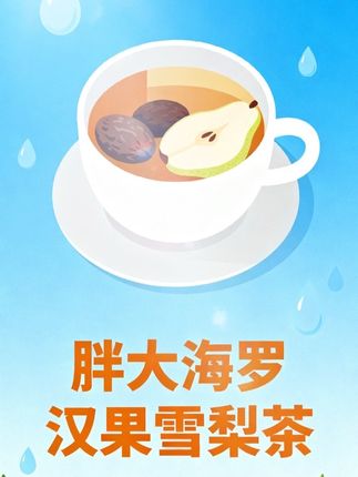 秋冬暖心饮品!胖大海罗汉果雪梨,驱寒润燥,一杯双效,温暖整个季节。#胖大海雪梨#胖大海养生茶