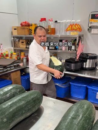 隐藏在广州村里的冬瓜船,味道简直绝了!只有少数本地人知道!你们一般晚上吃什么?#寻味烟火气 #地方特色美食 #真材实料才能做出好味道 #沉浸式体验后厨现炒锅气 #后厨现炒