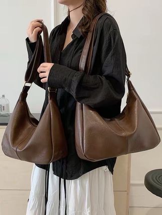 松弛感慵懒风大容量单肩托特包2025秋冬新款韩版简约百搭休闲女包#包包推荐 #百搭包包 #包包 #美包分享 #时尚美包