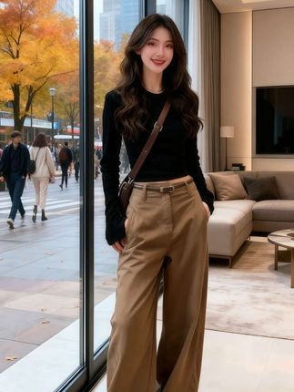 #长袖T恤工装裤套装#时尚穿搭#洋气减龄#时髦穿搭#小个子秋冬穿搭@巨量千川 @DOU+小助手