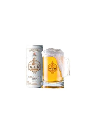 【双合盛】12.5°P德式小麦啤酒500ml*24听 中华老字号家庭聚餐#好酒推荐#纯粮酿造#双合盛精酿啤酒#好喝不贵#啤酒