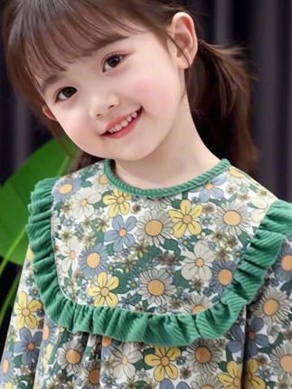 儿童罩衣秋冬款,柔软亲肤,玩耍弄脏好清洗,防水防污,妈妈省心款#儿童罩衣 #萌娃穿搭 #宝妈推荐 #高品质童装