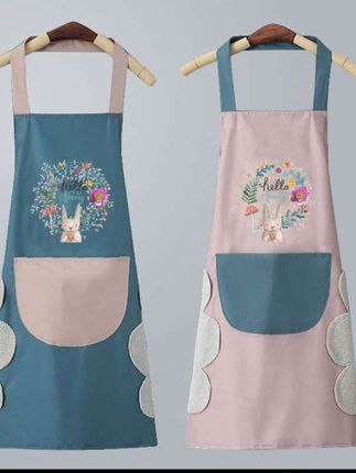 #怀锡家用厨房做饭防水防油污渍围裙女时尚新款成人工作服男女围腰