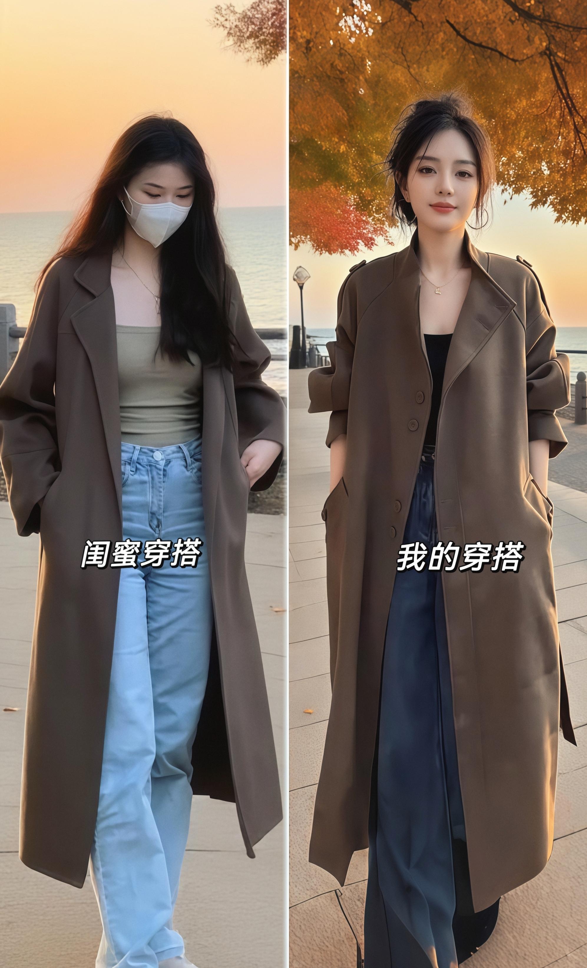一件风衣,装下所有时髦底气。当第一片落叶吻过街角,总要有件风衣接住秋日的浪漫。2025这款秋季新款风衣,把“高级感”揉进每一处细节。精选挺括不压身的高档面料,风一吹自带灵动垂坠感,却不会软塌显邋遢。宽松版型超藏肉,肩宽、腰腹赘肉全遮住,大码身材穿也能穿出利落气场;利落翻领拉长颈线,小个子搭腰带掐出高腰线,秒变三七分比例。奶茶驼洋气色调,不挑肤色还巨显白,搭连衣裙是温柔姐姐,配牛仔裤又成酷飒女孩。随手披在肩上,走在梧桐树下,风掠过衣摆的瞬间,每一张抓拍都是氛围感大片,轻松成为秋日街头的时髦焦点。#梨形身材穿搭 #减龄气质 #韩系穿搭 #显高显瘦穿搭 #早秋穿搭三分钟出门不是梦