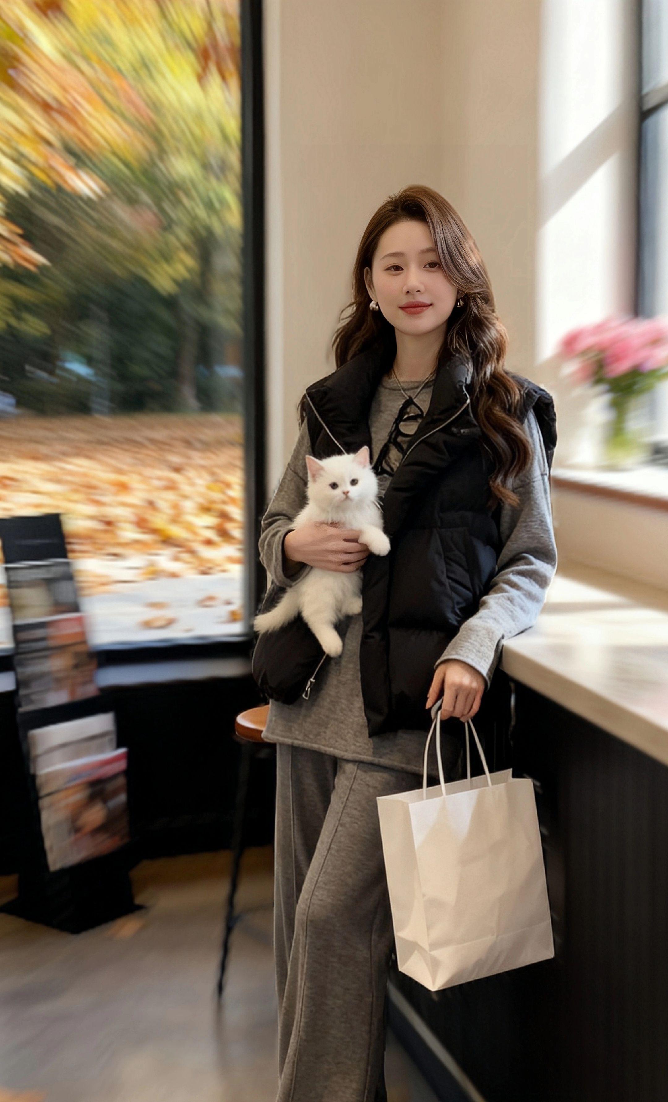 冬季氛围感拉满!这件法式白鸭绒马甲也太好看了,立领+工字型拼接设计,法式优雅感直接焊在身上!90白鸭绒填充超厚实,短款剪裁巨显高显瘦,冬天搭毛衣、卫衣都超可~阳光洒在身上,随手拍都有高级感!浅色系超衬肤色,搭配小白鞋就很出片~#法式马甲天花板 #冬季显瘦穿搭 #白鸭绒外套推荐 #30+女生穿搭 #高级感穿搭