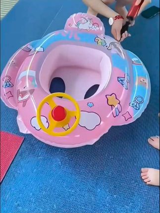 防侧翻儿童游泳圈婴儿小孩座圈充气男女童加厚座圈宝宝玩具救生圈#救生圈 #游泳圈 #孩子游泳 #宝贝救生圈 #好物推荐