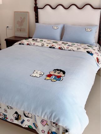 高克重的牛奶绒四件套  毛绒特别密实 不掉毛不掉色不静电 太舒服了#家纺床品 #牛奶绒四件套 #好物推荐🔥