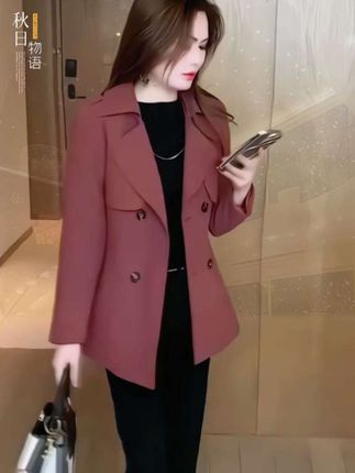 #品质女装 #时尚风衣 #优雅气质 #春秋穿搭 #休闲时尚
