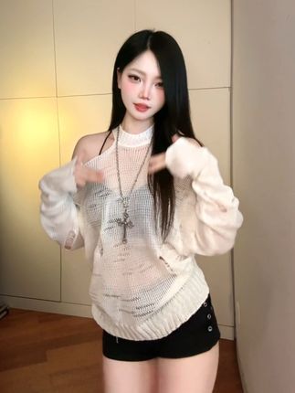 好看闺蜜们!全是镂空破洞 夏天穿也不热#辣妹穿搭 #甜辣妹
