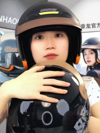 #3C认证电动车摩托车头盔#男女款头盔#